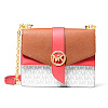 Сумка Michael Kors через плечо комбинированная